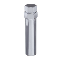 Wheel Install Kit (5-Lug) Spline Lug Bolt 27mm Thread Length 14x1.50 – Chrome
