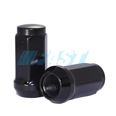 Lug Nut | Hex Head 19mm (3/4") 1.75" | Full Set | Black