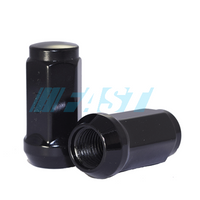 Lug Nut | Hex Head 19mm (3/4") 1.75" | Full Set | Black