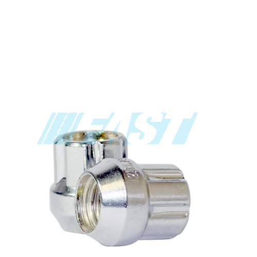 Lug Nut | Open End 7 Spline Truck 1.00" | Full Set with Key | Chrome