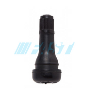 Valve Stem | TR413 | Snap-In Black Rubber