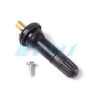 Valve Stem | TPMS Stem with Standard Mount | Black Rubber