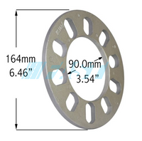 Wheel Spacer | 2 Piece Set | 5 Lug | 4.25 x 5.00 I 8mm (5/16") Thick