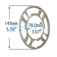 Wheel Spacer | 2 Piece Set | 4 & 5 Lug | 4.25 x 4.75 I 5mm (3/16") Thick