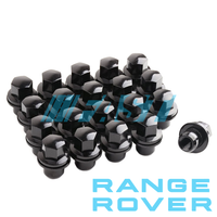 Lug Nut | OEM Fit Range Rover | Hex Head 7/8" | Full Set | Black