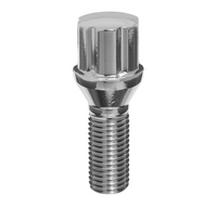 Wheel Install Kit (5-Lug) Spline Lug Bolt 27mm Thread Length 12x1.25 – Chrome